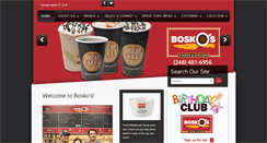 Desktop Screenshot of boskoscoffeeandkitchen.com